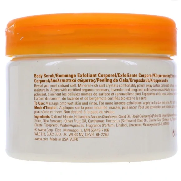 AVEDA Beautifying Radiance Polish Body Scrub with Uplifting Aroma 15.5 oz NEW